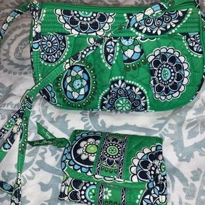 Vera Bradley Bundle - matching purse and wallet